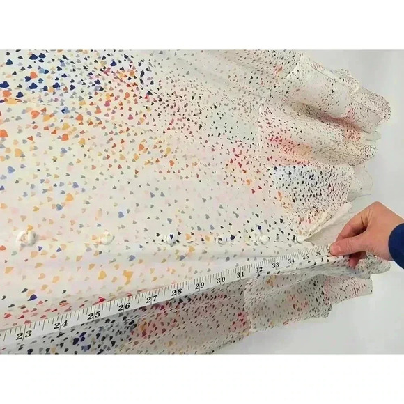 Hutch Women's Plus Size 20W Multi Color Heart Hi-Low V-Neck Dress Anthropologie - Picture 13 of 13